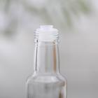 Бутыль стеклянная для соусов и масла с металлической крышкой «Феб», 300 мл, 5×24 см - фото 7071792