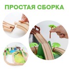 Детский набор «Железная дорога: джунгли», 107 деталей, 50.5×11.5×35 см - Фото 5