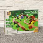 Детский набор «Железная дорога: джунгли», 107 деталей, 50.5×11.5×35 см - Фото 8