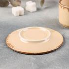 Кофейная пара Crema cristallina: чашка 80 мл, блюдце d=6 см, h=4,7 см - Фото 3