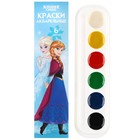Акварель медовая «Анна и Эльза», 6 цветов, без кисти, Холодное сердце - Фото 2