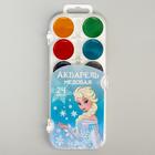 Акварель медовая «Эльза» Холодное сердце, 24 цвета, без кисти - Фото 1