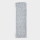 Насадка для плоской швабры, 41×12 см, микрофибра, серая - Фото 1