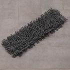 Насадка для плоской швабры арт. 5386764, 41×12 см, микрофибра букля, 76 гр, цвет серый - Фото 1