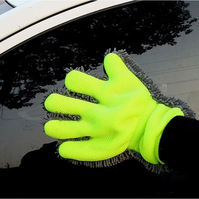 Варежка для мытья авто, микрофибра, 30×21 см - Фото 1