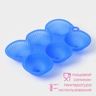 Форма для выпечки «Купол», 25×16×3.5 см, 6 ячеек (d=7 см), силикон, МИКС - Фото 2
