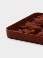 Форма для леденцов Доляна «Дино», силикон, 14×11×1.5 см, 8 ячеек, с палочками, коричневая - Фото 5