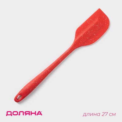 Лопатка Доляна «Гранат», 27×5 см, красная