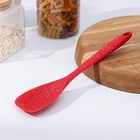 Лопатка Доляна «Гранат», силикон, 28 см, красная - Фото 3