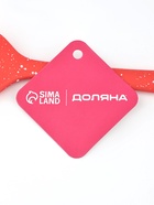 Кисть Доляна «Гранат», силикон, 25×4 см, красная - Фото 7