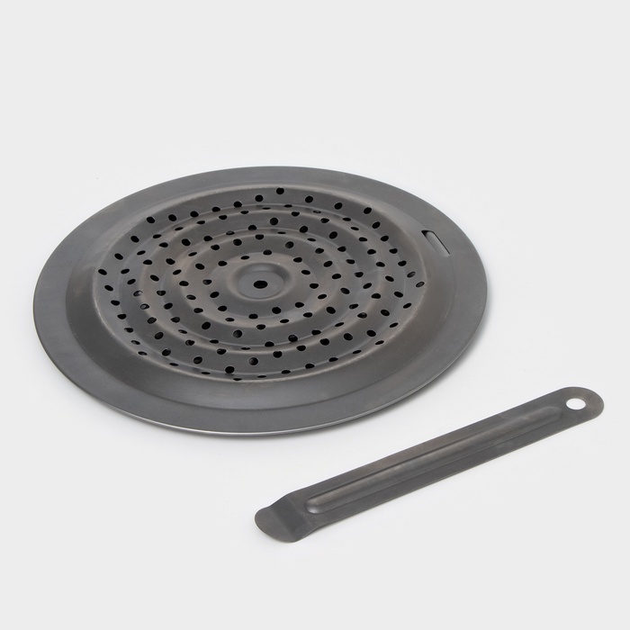 Рассекатель огня со съёмной ручкой, d=19 см - Фото 1