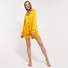 Пижама женская (сорочка, шорты) MINAKU: Light touch цвет золото, р-р 44 - Фото 1