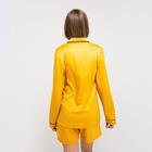 Пижама женская (сорочка, шорты) MINAKU: Light touch цвет золото, р-р 44 - Фото 5