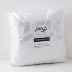 Подушка LoveLife Лебяжий пух 70*70 см, глосс-сатин, 100% п/э 6709628 - фото 9218787