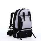 Рюкзак туристический, Taif, 65 л, отдел на молнии, 3 наружных кармана, цвет чёрный/зелёный/серый - фото 320245978