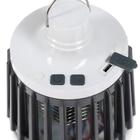 Уничтожитель насекомых LRI-37, портативный, фонарь, от USB, АКБ, серый - Фото 3