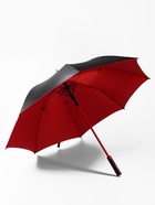 Зонт - трость полуавтоматический «Однотон», 8 спиц, R=60/70 см, d=120 см, МИКС - Фото 3