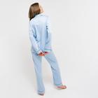 Комплект женский (сорочка, брюки) MINAKU: Light touch цвет голубой, размер 52 6436817