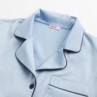 Комплект женский (сорочка, брюки) MINAKU: Light touch цвет голубой, размер 52 6436817