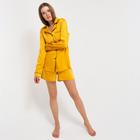 Пижама женская (сорочка, шорты) MINAKU: Light touch цвет золото, р-р 42 - Фото 6