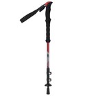 Палка для скандинавской ходьбы ONLITOP, телескопическая, 3 секции, до 135 см, 1 шт., цвет красный - Фото 3