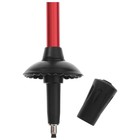 Палка для скандинавской ходьбы ONLITOP, телескопическая, 3 секции, до 135 см, 1 шт., цвет красный - Фото 7