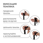 Палка для скандинавской ходьбы ONLITOP, телескопическая, 3 секции, до 135 см, 1 шт., цвет оранжевый - фото 24522500