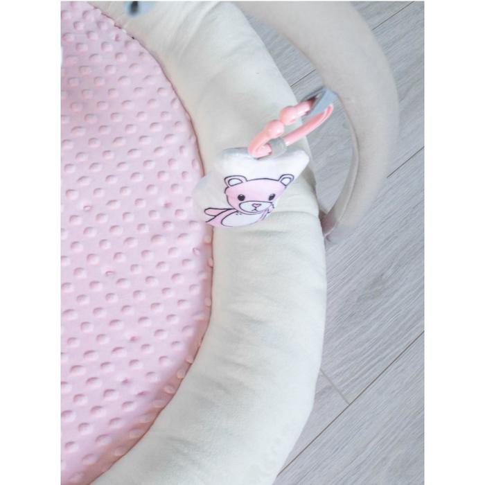 Развивающий коврик Everflo Animals World pink - фото 1908673255