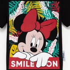 Футболка детская "Minnie" Минни Маус, рост 86-92, черный - Фото 9
