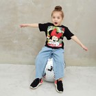 Футболка детская "Minnie" Минни Маус, рост 110-116, черный - фото 24548096
