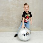 Футболка детская "Minnie" Минни Маус, рост 110-116, черный - фото 24548097