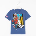 Футболка детская "Spidey" Человек-Паук, рост 98-104, синий - Фото 6