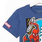Футболка детская "Spidey" Человек-Паук, рост 98-104, синий - Фото 8