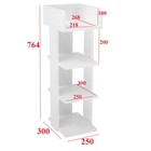 Стеллаж  Норд №1, 250х300х764, Белый - фото 21238679