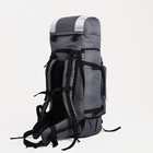 Рюкзак туристический, 60 л, отдел на шнурке, наружный карман, 2 боковые сетки, цвет серый - фото 7023094