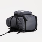Рюкзак туристический, 60 л, отдел на шнурке, наружный карман, 2 боковые сетки, цвет серый - фото 7023095