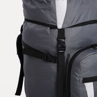 Рюкзак туристический, 60 л, отдел на шнурке, наружный карман, 2 боковые сетки, цвет серый - фото 7023096