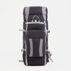 Рюкзак туристический, Taif, 100 л, отдел на шнурке, наружный карман, 2 боковые сетки, цвет серый - Фото 3