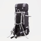 Рюкзак туристический, Taif, 100 л, отдел на шнурке, наружный карман, 2 боковые сетки, цвет серый - Фото 4