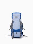 Рюкзак туристический Taif, 65 л, с поясным ремнём, с карманами, голубой/васильковый - Фото 2