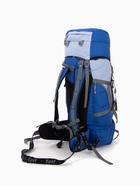 Рюкзак туристический Taif, 65 л, с поясным ремнём, с карманами, голубой/васильковый - Фото 3