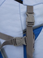 Рюкзак туристический Taif, 65 л, с поясным ремнём, с карманами, голубой/васильковый - Фото 6