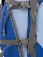Рюкзак туристический Taif, 65 л, с поясным ремнём, с карманами, голубой/васильковый - Фото 7