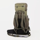 Рюкзак туристический, 65 л, отдел на шнурке, 2 наружных кармана, 2 боковых кармана, цвет оливковый - фото 7543056