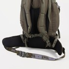 Рюкзак туристический, Taif, 65 л, отдел на шнурке, 2 наружных кармана, 2 боковых кармана, цвет оливковый - Фото 3