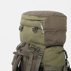 Рюкзак туристический, 65 л, отдел на шнурке, 2 наружных кармана, 2 боковых кармана, цвет оливковый - фото 7543062