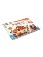 Альбом для рисования Calligrata А4, 24 листа, на скрепке, плотность листов 100 г/м², обложка из мелованного картона  (артикул 5666502)  большой выбор товаров оптом и в розницу по низким ценам с доставкой