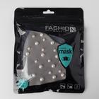 Маска декоративная «Бусины», цвет белый в сером 6766316