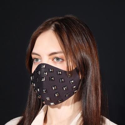 Маска декоративная «Заклёпки», цвет тёмно-серый