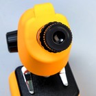 Микроскоп "Юный биолог" кратность до х1200, желтый, подсветка - Фото 4